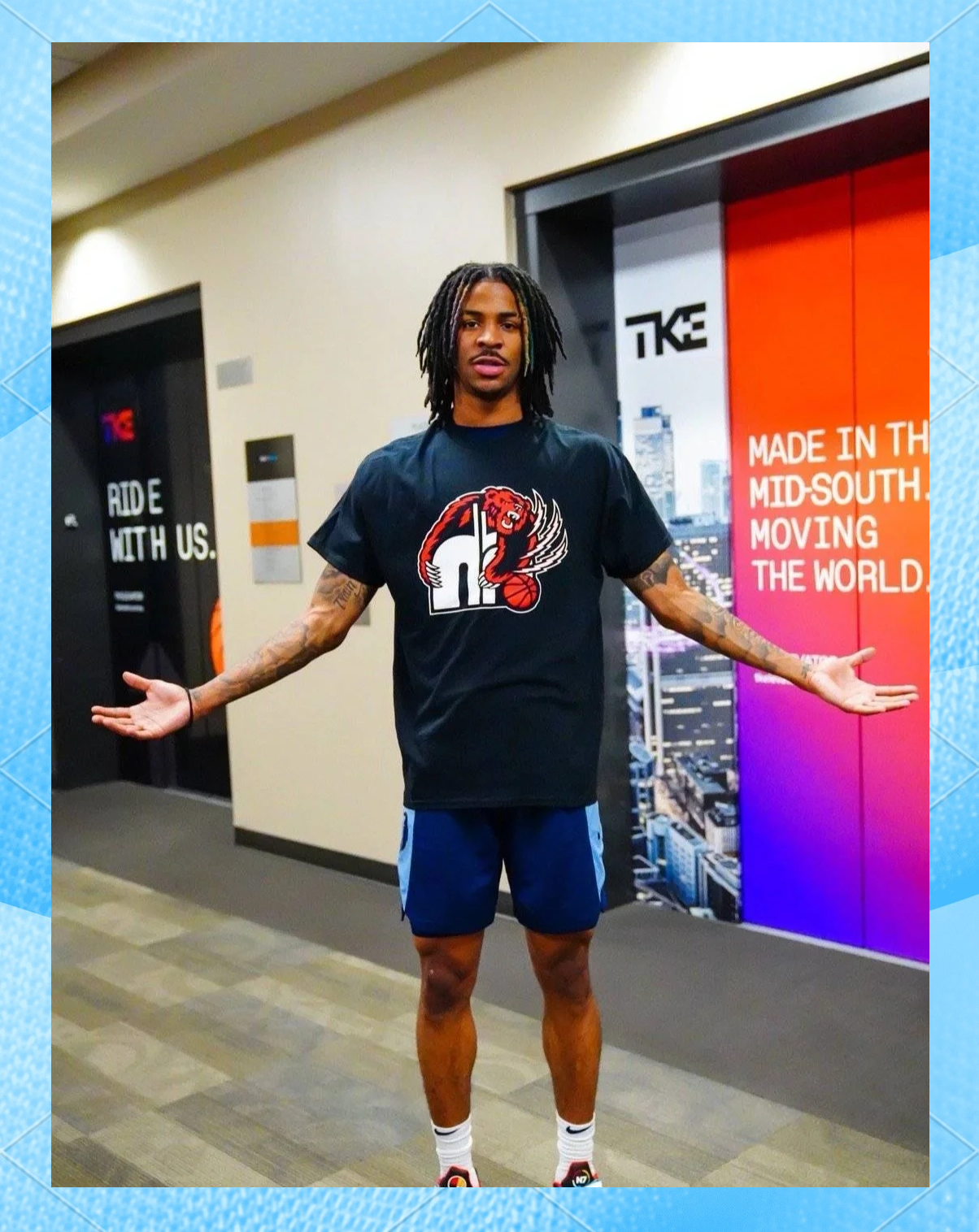 灰熊队球员参加公益活动受热捧