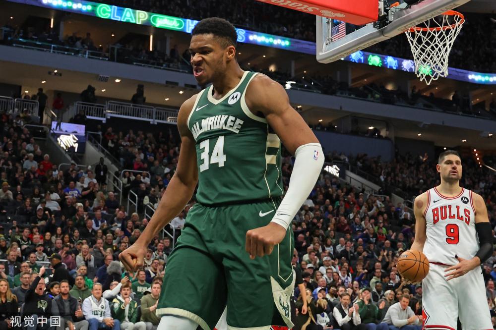 雄鹿再胜公牛，字母哥独得40分