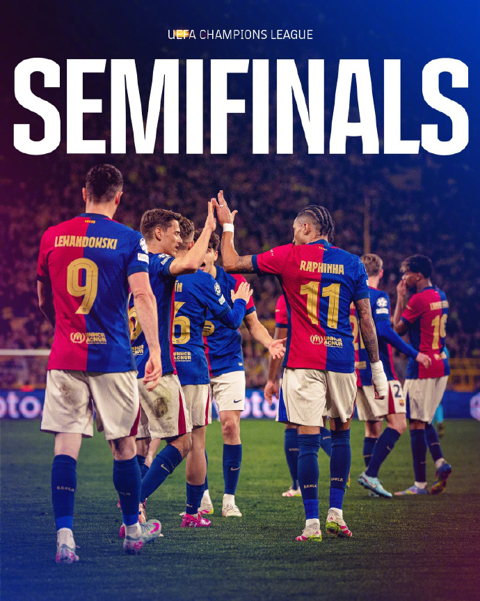 巴萨遭遇绝杀，遗憾止步欧冠半决赛