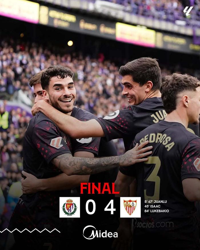 英国威廉希尔-落后两球逆袭，塞维利亚绝杀巴拉多利德