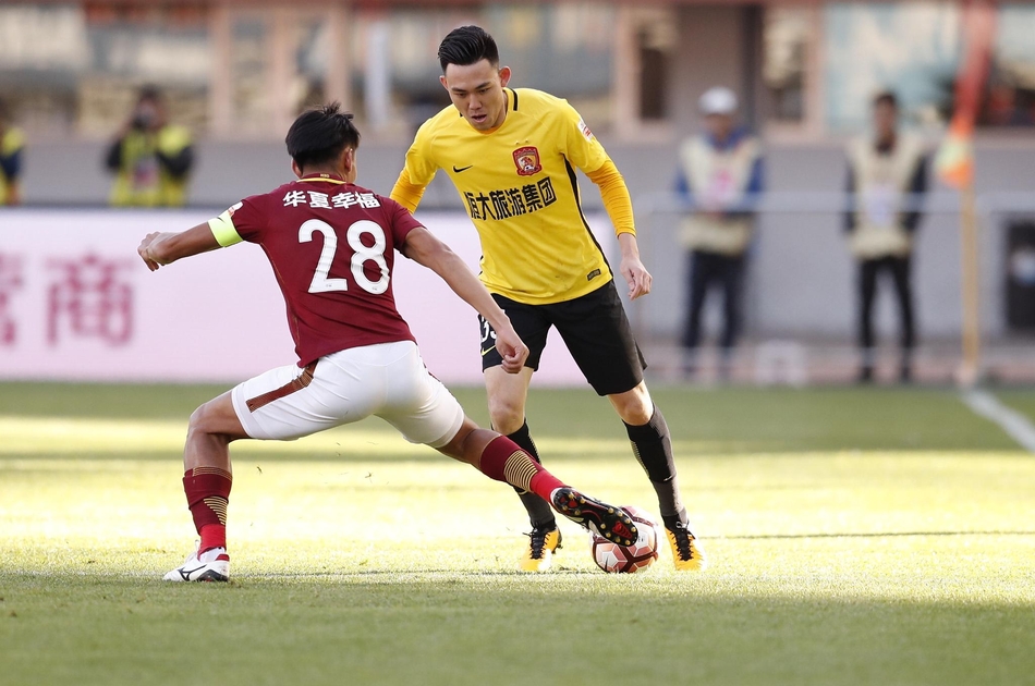 恒大主场击败富德，取得赛季双杀，稳固领先